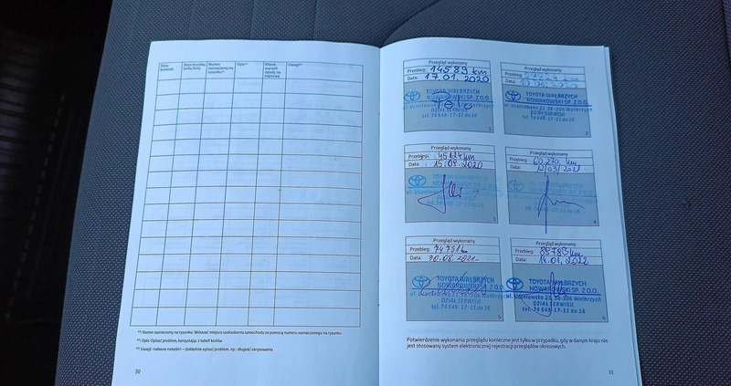 Toyota Corolla cena 89900 przebieg: 152200, rok produkcji 2019 z Stargard małe 254